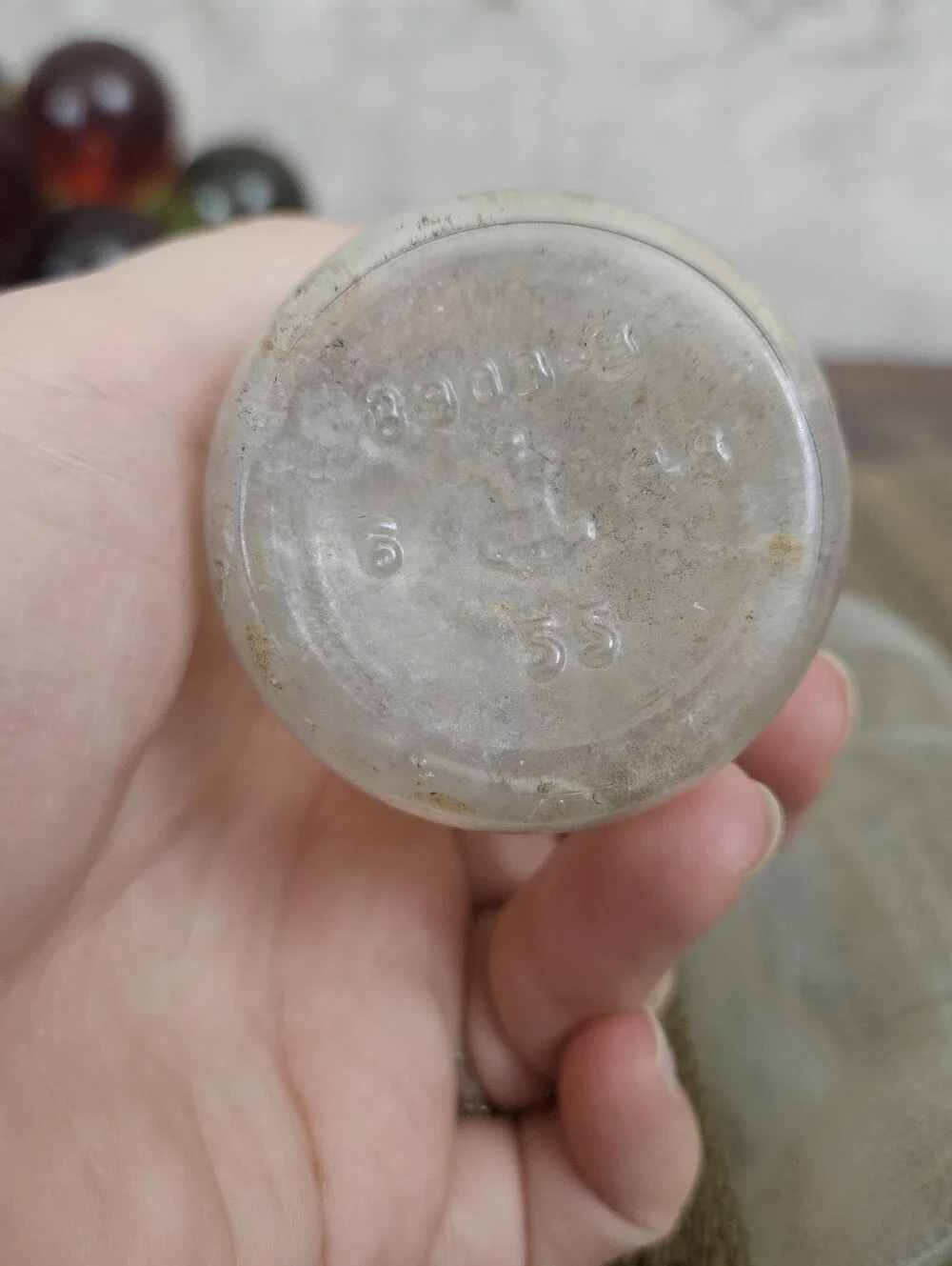 Vintage Glass Jars Found Object Nevada Mining VTG Decor Heinz Anchor